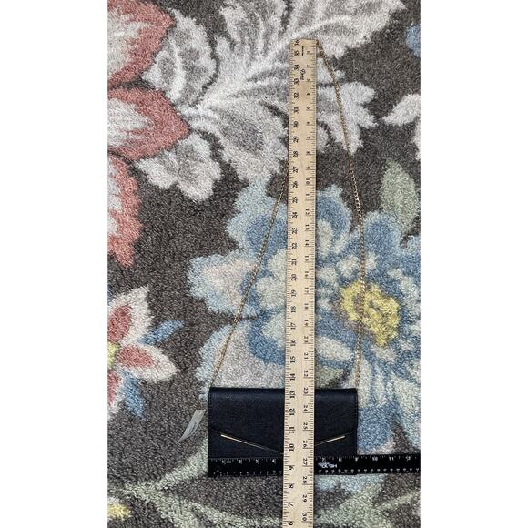 Francescas Clutch Black & Gold Removeable Straps NWT Henrietta Envelope Handbag - Picture 10 of 10